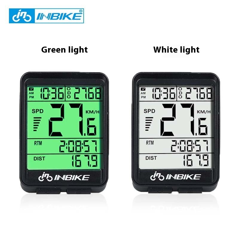 2.1インチバイクワイヤレスコンピュータ防雨多機能乗馬自転車 - Bike Speedometer のレビューと価格